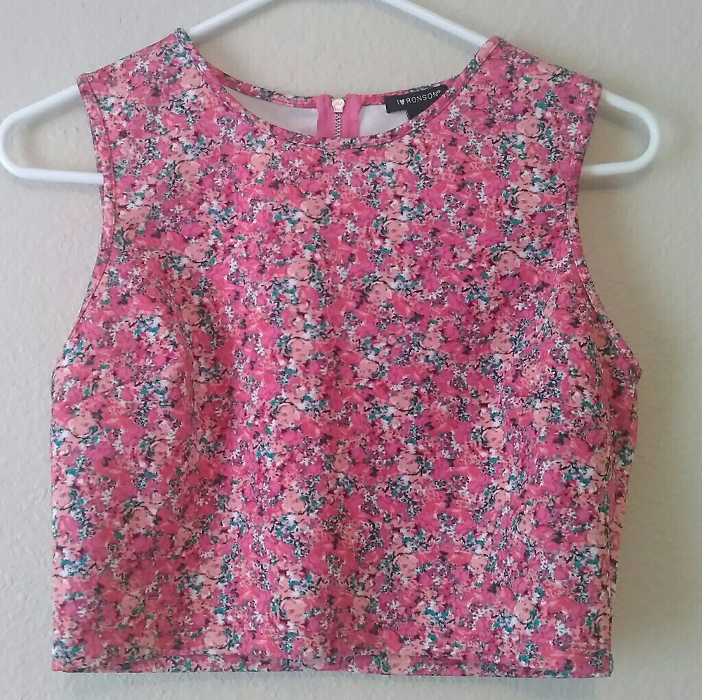 Floral crop top